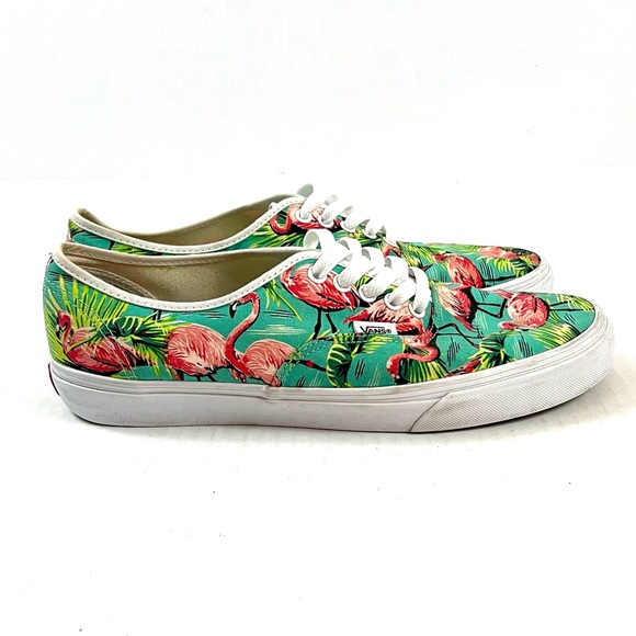 Vans Other - Vans Custom Design Flamingo Sneakers - Mens Size 10.5